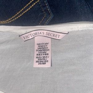 Victoria secret vs plain white top